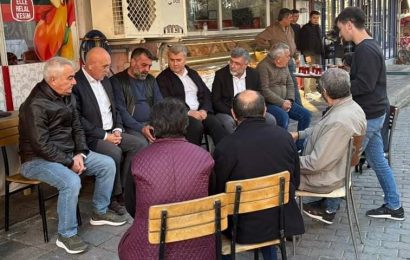 AK Parti Milletvekilleri İlçe Esnafını Taziye Ziyaret Etti