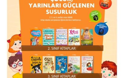 Susurluk İlçe Milli Eğitim Müdürlüğü “Kitapla Büyüyen Çocuk, Yarınları Güçlenen Susurluk” Projesi ile Ödüllü Kitap Okuma Yarışması Düzenliyor