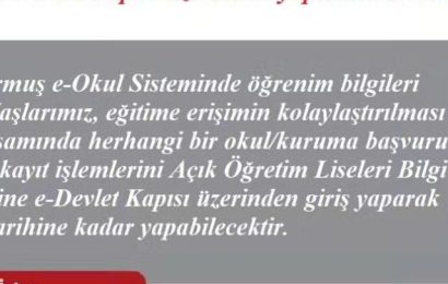 Kayıt Şartları ve Süreci