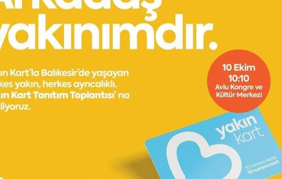 Balıkesir’de Yeni Bir Kart Sistemi: Yakın Kart