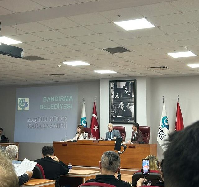 Bandırma Belediyesi Ekim Ayı Meclis Toplantısı Yapıldı