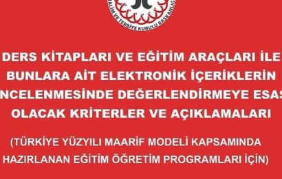 Türkiye Yüzyılı Maarif Modeli ile Eğitim Materyallerinin Kalitesi Arttırılıyor