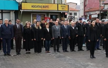 86. Yıldönümünde Atatürk’ü Anma Töreni Yapıldı