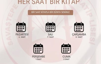 Okulda Kitap Okuma Alışkanlığı Başlatıldı