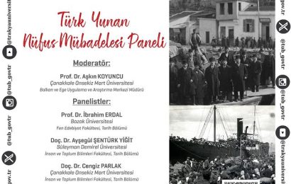 Trakya Üniversiteler Birliği, Türk-Yunan Nüfus Mübadelesi konulu panel düzenledi