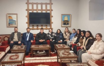 Öğrenciler Kemal Pireci Anadolu Lisesi’nden Çıkarak Cami ve Gençlik Merkezini Ziyaret Etti