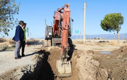 Burhaniye Belediyesi Yağmur Suyu Sorununu Çözdü