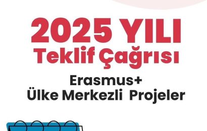 2025 Yılı Erasmus Ülke Merkezli Projeleri İçin Başvurular Başladı