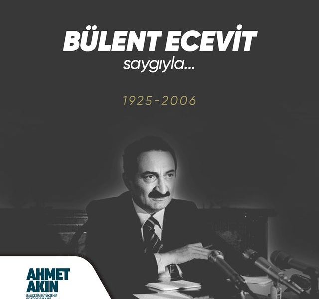 Bülent Ecevit Anıldı