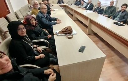 İlçe Milli Eğitim Müdürü Mustafa Yücel Din Kültürü Öğretmenleri ile Buluştu