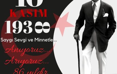 Gazi Mustafa Kemal Atatürk’ün Ölüm Yıl Dönümü Anılıyor