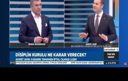 Balıkesir Belediye Başkanı Ahmet Akın, Halk TV’de Gazeteci İsmail Küçükkaya’nın Konuğu Oldu
