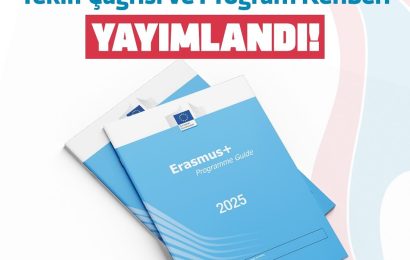 Erasmus Programı’nın 2025 Yılı Teklif Çağrısı ve Program Rehberi Yayımlandı