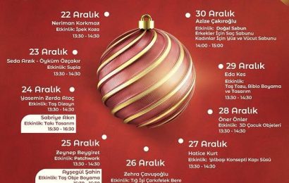 Yılbaşı Workshopları Başlıyor