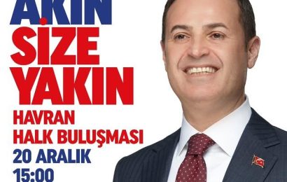 Yeni Projelerin Tanıtımı ve Halk Buluşması Havran’da Gerçekleşecek
