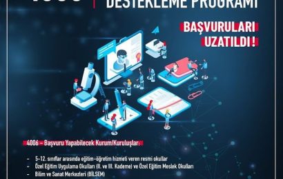 TÜBİTAK 4006 Bilim Fuarları Destekleme Programı için Başvuru Süresi Sona Eriyor