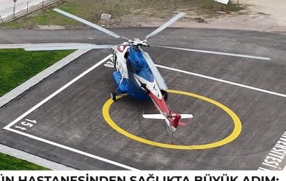 Balıkesir Üniversitesi Hastanesi, Heliport Acil İniş Alanı’nı Faaliyete Geçirdi