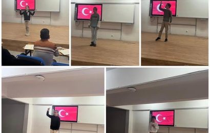 Okulda İstiklal Marşı Okuma Yarışması Düzenlendi