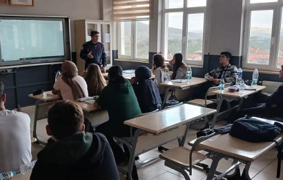 Balya İtfaiyesi Öğrencilere Yangın Eğitimi Verdi