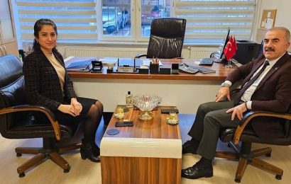 İl Milli Eğitim Müdürü Murat Demir, Sosyal Yardımlaşma ve Dayanışma Vakfı Müdürü Nazan Çoban’a İade-i Ziyarette Bulundu