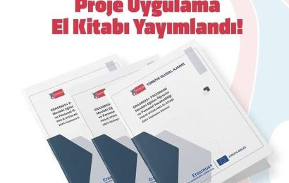 Erasmus Programı Mesleki Eğitim Alanında Öğrenici ve Personel Hareketliliği İçin Proje Uygulama El Kitabı Yayımlandı