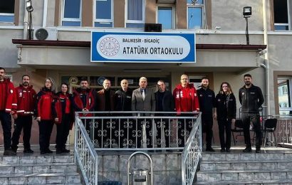 Afet Farkındalık Eğitimleri Bigadiç’te Yapıldı