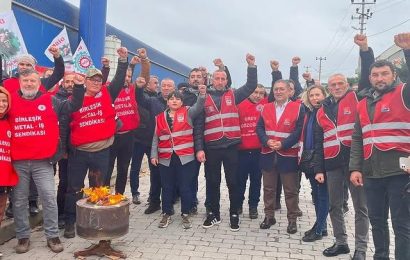 DİSK Birleşik Metalİş Sendikası Kararlı Mücadelesiyle Arıtaş İşçilerinin Yanında