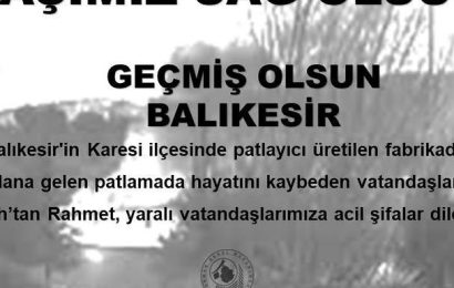 Patlayıcı Fabrikasındaki Patlama Balıkesir’i Sarsıyor