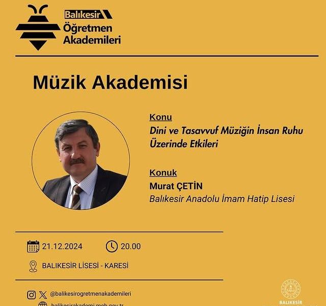 Balıkesir’de Öğretmen Akademileri Etkinlikleri Devam Ediyor