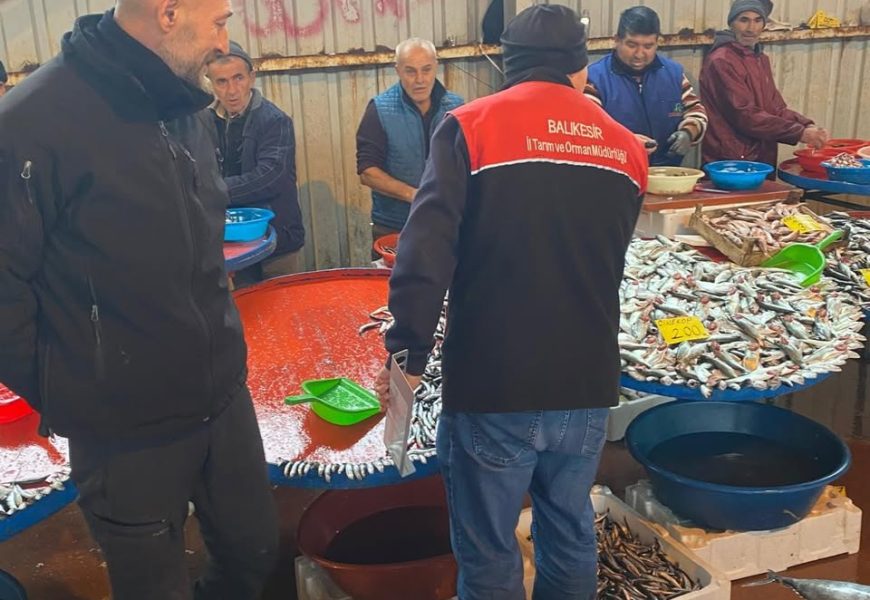 Kepsut’ta Su Ürünleri Denetimi Gerçekleştirildi