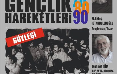 Bandırma’da Gençlik Hareketleri Konulu Söyleşi Düzenlenecek