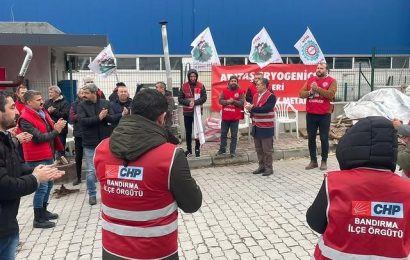 DİSK Birleşik Metal-İş Sendikası’ndan Bandırma’da İşçi Hakları Mücadelesi