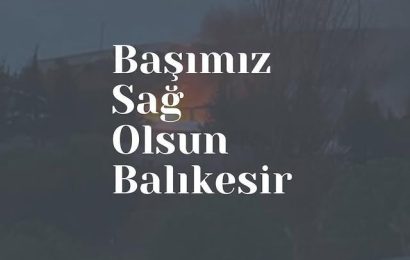 Balıkesir’in Karesi İlçesinde Patlama