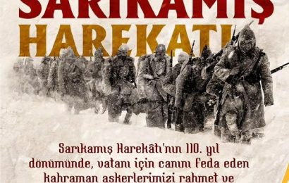 Sarıkamış Destanı’nın 110. Yılı Kutlanıyor
