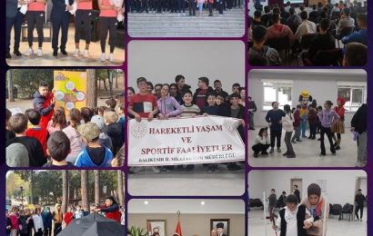 Balıkesir’de Eğitim Kurumlarında Hareketli Yaşam Projeleri