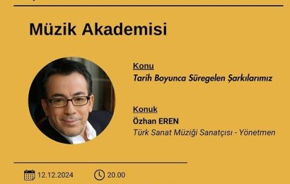 Öğretmen Akademileri Müzik Akademisi Düzenliyor