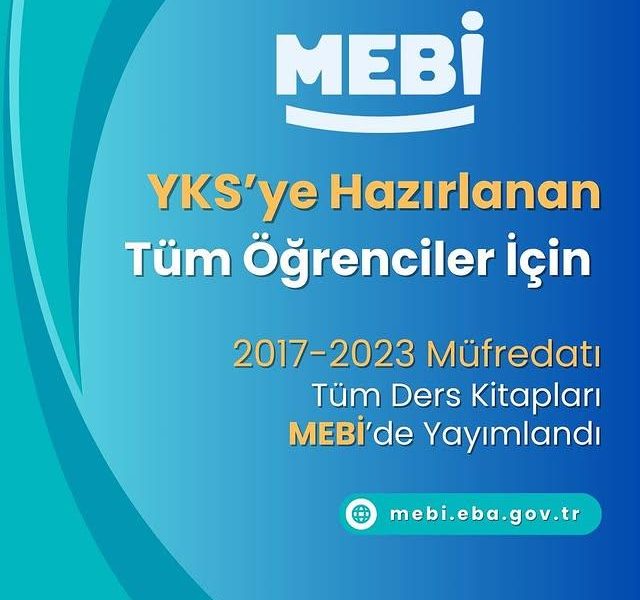 YKS Öğrencilerine Eşit Fırsatlar Sunan Kitaplar MEBİ’de Yayımlandı
