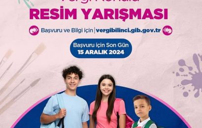 Gelir İdaresi Başkanlığı Vergi Konulu Resim Yarışması Düzenliyor
