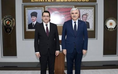 Balıkesir İl Emniyet Müdürlüğü, Defterdar Serkan Mehmet Ersoy’u Ziyaret Etti