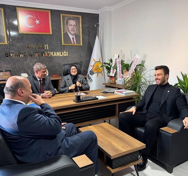 AK Parti Bigadiç İlçe Başkanı Hüseyin Nisan’a Hayırlı Olsun Ziyareti