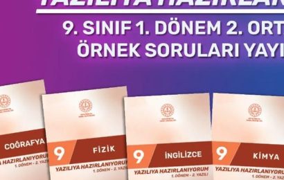 Milli Eğitim Bakanlığı, 9. Sınıf Öğrencilerine Destek Olacak Bir Seti Yayımladı