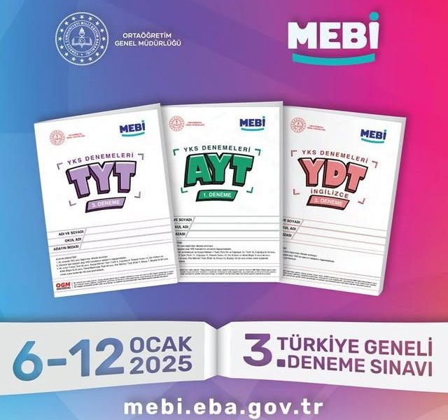 2025 YKS Deneme Sınavı Duyurusu