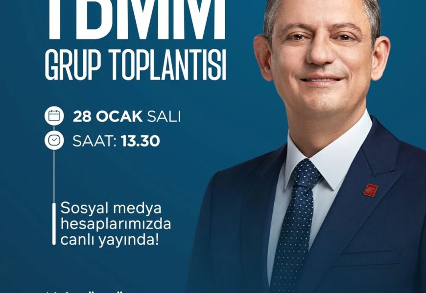 Özgür Özel TBMM Grup Toplantısında Konuşacak