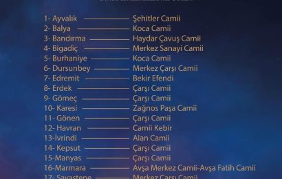 Balıkesir Büyükşehir Belediyesi, Miraç Kandili’nde 20 İlçede Lokma Dağıtacak