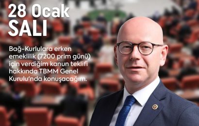 Bağ-Kurlulara Erken Emeklilik İçin Kanun Teklifi Hazırlandı
