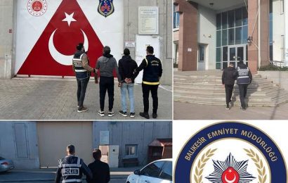 Balıkesir’de Aranan Şahıslara Yönelik Operasyon