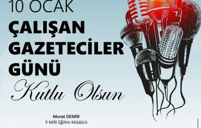 10 Ocak Çalışan Gazeteciler Günü Kutlanıyor