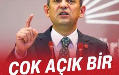 CHP Genel Başkanı Özgür Özel: “Yerel Yönetimlerdeki Sorumluluk Üzerinde Durulmalı”