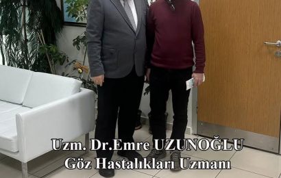 Yeni Göz Hastalıkları Uzmanı Görevlendirildi