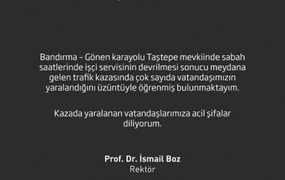 Taştepe Mevkii’nde İşçi Servisi Devrildi: Çok Sayıda Yaralı Var